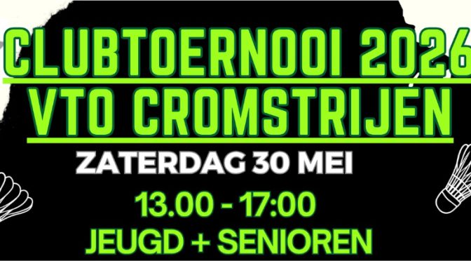VTO Club Toernooi 2026